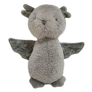 Debi Lilly Bat Plush Floral Services Stuffed Animal Grey Fuzzy Poseable Wings